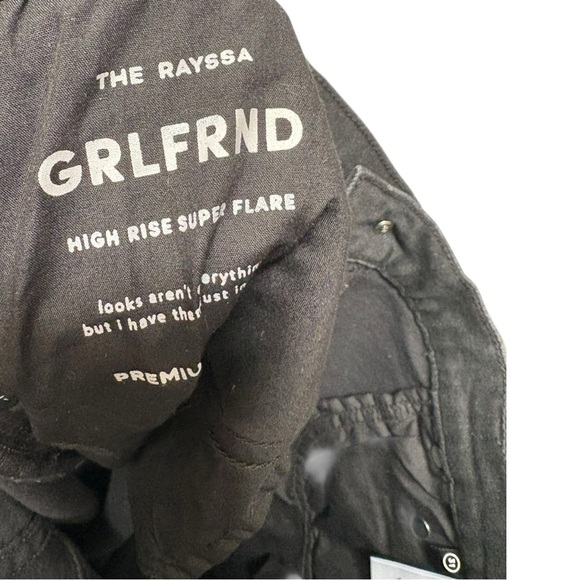NEW GRLFRND Rayssa High Rise Super Flare Jeans Size 31 - Picture 11 of 13